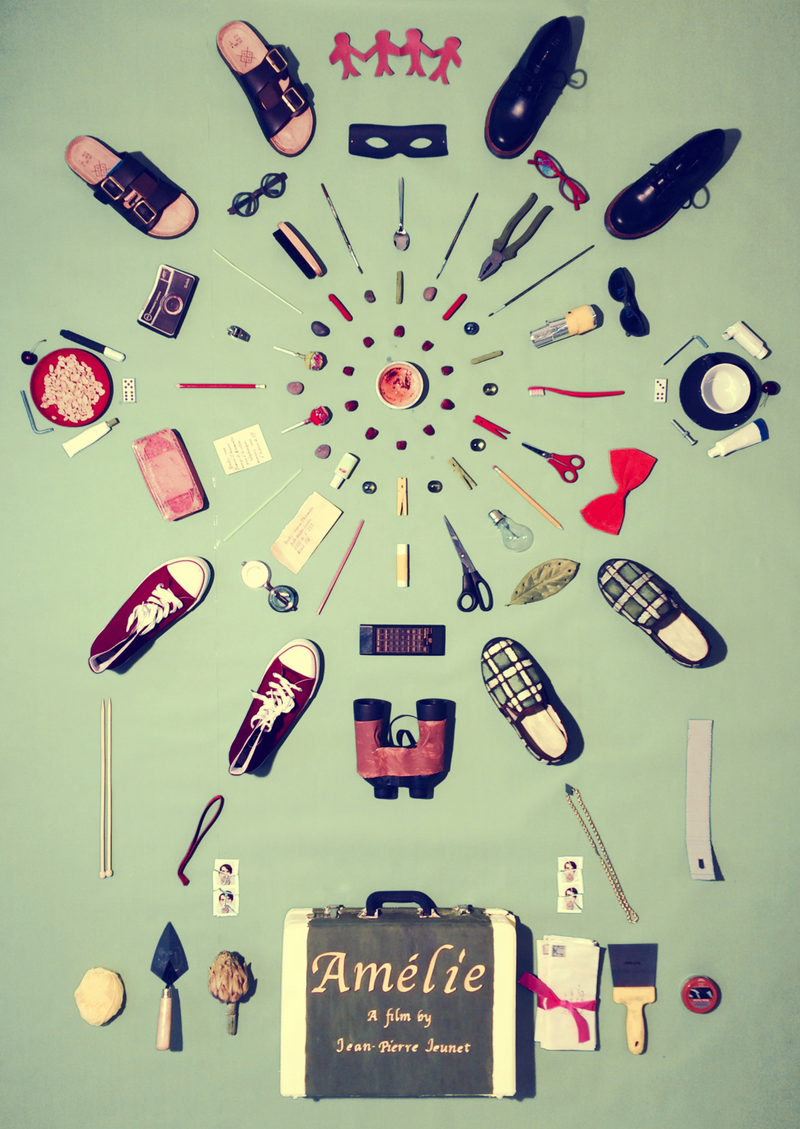 Illustration for article titled Cool Movie Posters Show Off the Objects That Appear in Famous Films